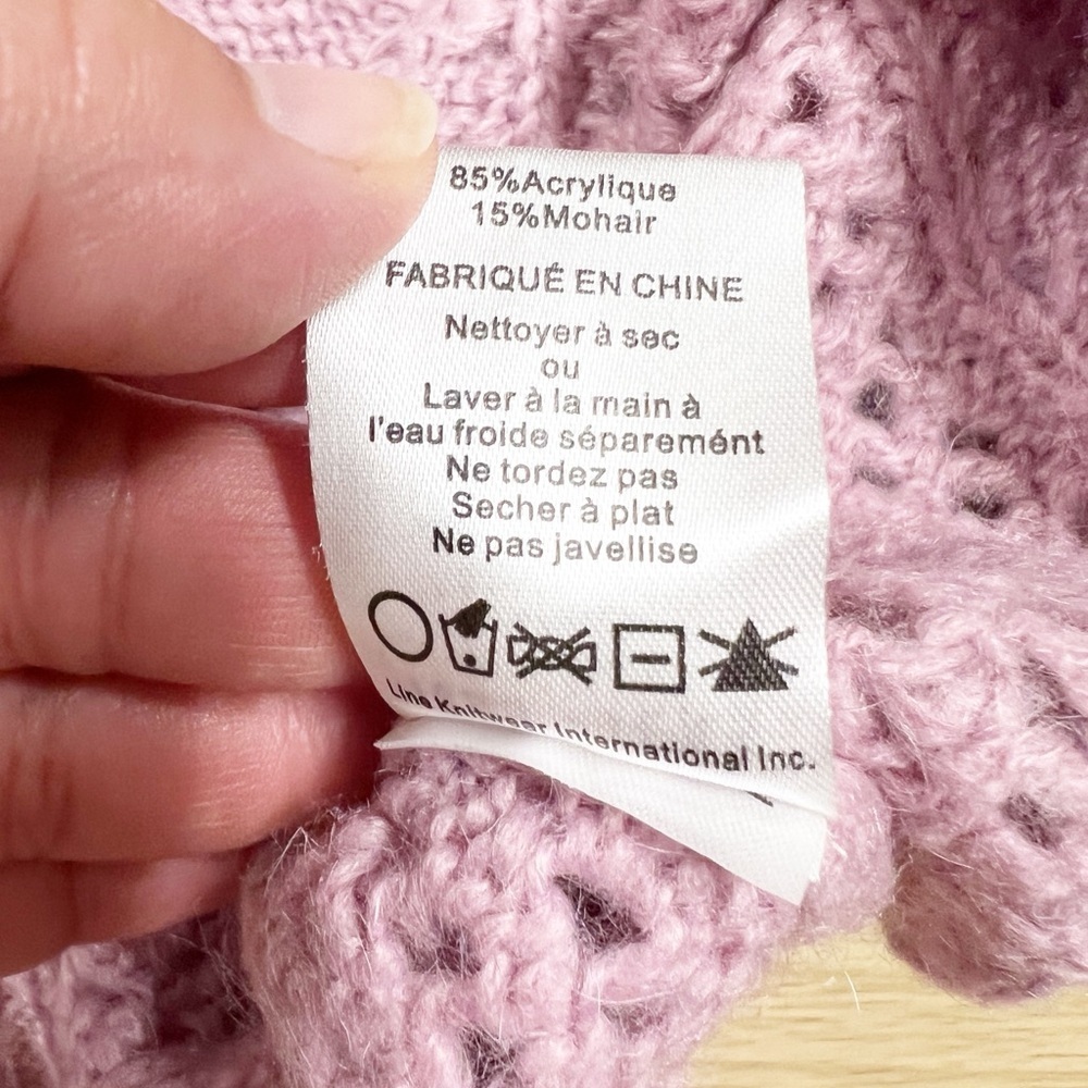John + Jenn Womens Chunky Knit English Rose Cable Knit Pull Over Sweater Size S - Picture 10 of 10